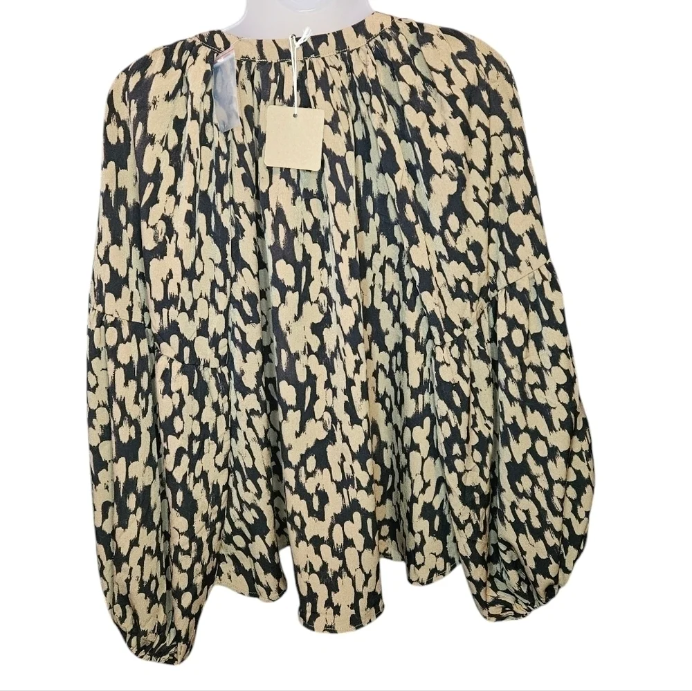 Anthropologie Blu Pepper Oversized Button Up Tunic PTP 20 - Picture 2 of 7